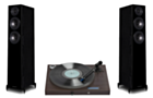 Pro-Ject Juke Box S2 Turntable + Wharfedale Diamond 12.3 Floordstanding Speakers
