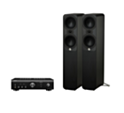 Denon PMA-600NE Integrated Amplifier + Q Acoustics 5050 Floor Standing Speakers Package and 5 metres Classic 79 Strand