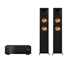 Yamaha R-N1000A High-End Network Receiver Amplifier + Klipsch RP-6000F II Floor Standing Speakers Package and 5 metres Classic 79 Strand