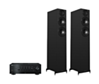 Yamaha R-N1000A High-End Network Receiver Amplifier + Wharfedale Diamond 12.4i Floor Standing Speakers Package and 5 metres Classic 79 Strand
