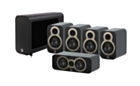 Q Acoustics 3010C 5.1 Cinema Pack – Satin Black with 3060S Subwoofer - Satin Black