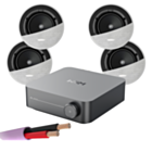 WiiM AMP + X4 KEF Ci130.2CR - In Ceiling Speakers