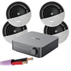 WiiM AMP + X4 KEF Ci160.2CR - In Ceiling Speakers