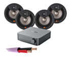 WiiM AMP PRO + 4 x JBL Studio 2 8IC – 2 Way 6.5" Premium In Ceiling Speakers