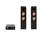 WiiM AMP Ultra Network Stereo Amplifier + Klipsch R-800F Floor Standing Speakers Package and 5 metres Classic 79 Strand