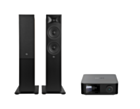 WiiM AMP Ultra Network Stereo Amplifier + JBL Stage 260F Floor Standing Speakers Package and 5 metres Classic 79 Strand