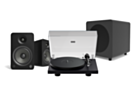 Pro-Ject Debut EVO 2 + Kanto YU6 with SUB8 MKII Bundle in Matte Black